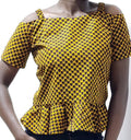 Print Peplum Blouse